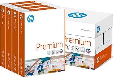 HP Druckerpapier Premium CHP 854: 100g, A4, 2.000 Blatt (4x500), extraglatt, weiß - i