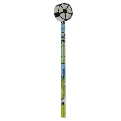 Fußball Bleistift mit Radiergummi (pro Stück)