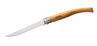 Opinel No 12 EFFILE Filetiermesser, rostfrei, Buchenholz-Griff