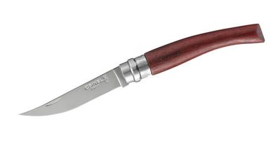 Opinel No 08 EFFILE Taschenmesser, rostfrei, Padoukholz-Griff, Virobloc