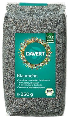 3x Davert Blaumohn 250g 250g