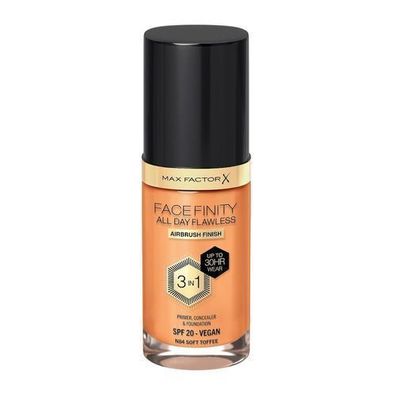 Max Factor Facefinity All Day Flawless 3-in-1 Foundation - N84 Soft Toffee, 30ml