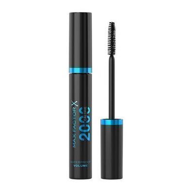 Max Factor 2000 Calorie Wasserdichte Volumen Mascara in Schwarz 001, 9 ml
