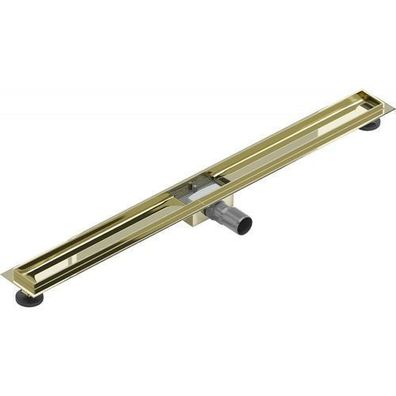 Mexen Flat Ablaufgehäuse für lineare Duschabläufe 90 cm, Gold - 1515090
