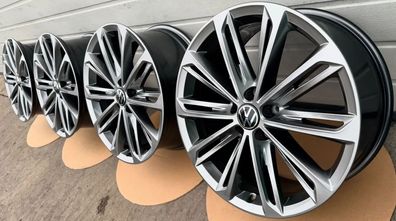 4x Original VW Passat 3G B8 19 Zoll Alufelgen Verona 3G8601025R 8,0JX19 ET44 NEU