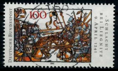 BRD BUND 1991 Nr 1511 zentrisch gestempelt X6F8522