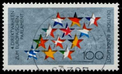 BRD BUND 1994 Nr 1724 zentrisch gestempelt X78EA92