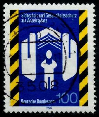 BRD BUND 1993 Nr 1649 zentrisch gestempelt X7DBD6A