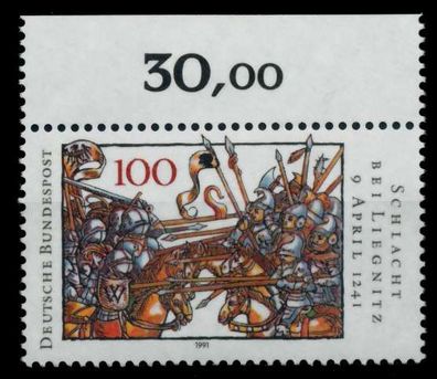 BRD BUND 1991 Nr 1511 postfrisch ORA S33AA96