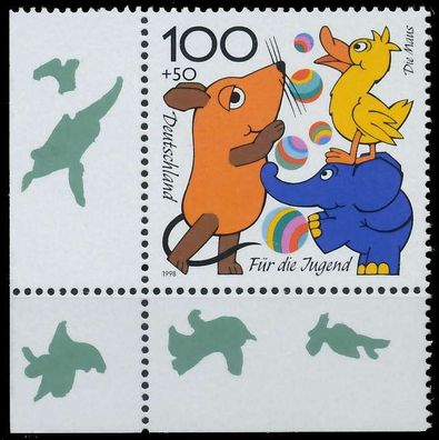 BRD BUND 1998 Nr 1990 postfrisch ECKE-ULI X60AE06