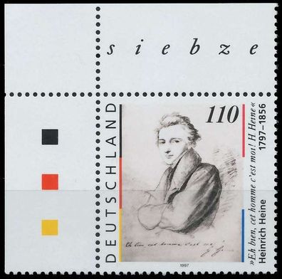 BRD BUND 1997 Nr 1962 postfrisch ECKE-OLI X60B04A