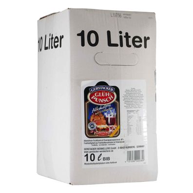 Gerstacker Glüh-Punsch -alkoholfrei- 10L BIB