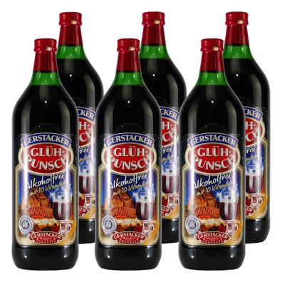Gerstacker Glüh-Punsch -alkoholfrei- (6 x 1,0L)