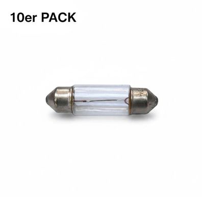 10Stück 12V C5W 5W,38mm Soffitte Sofitte Lampe Kennzeichen Birne E Kennz. 2-4