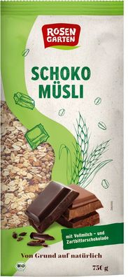 6x Rosengarten Schoko-Müsli 750g