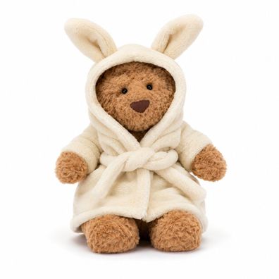 Jellycat Bartholomew Bear im Bademantel Kuscheltier Bär