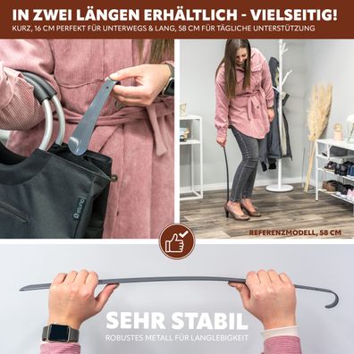 bremermann Schuhlöffel, Reise-Schuhanzieher, klein 16cm