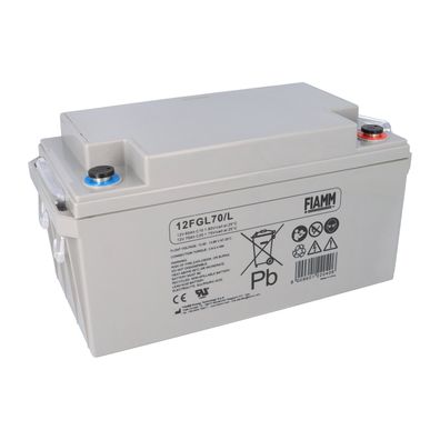 FIAMM 12FGL70/L Longlife AGM Bleiakku 12V 70Ah M6-Innengewinde