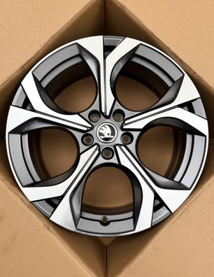 1x Orig Skoda Octavia RS IV NX 19 Zoll Alufelge Elias 5E3601025BJ 7,5Jx19 ET48 NEU