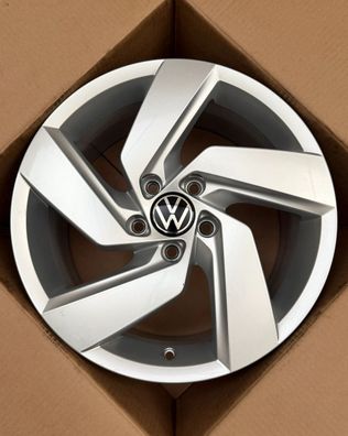 1x Original VW Golf VIII 5H 17 Zoll Alufelge Richmond 5H0601025E 7,5Jx17 ET51 TOP