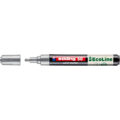 Edding Lackmarker wasserbasis 50 2-3 mm silber