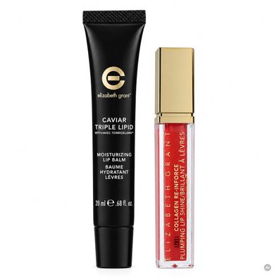 Elizabeth Grant Caviar Lip Balm 20ml + Lip Shine Red 7,5ml Set