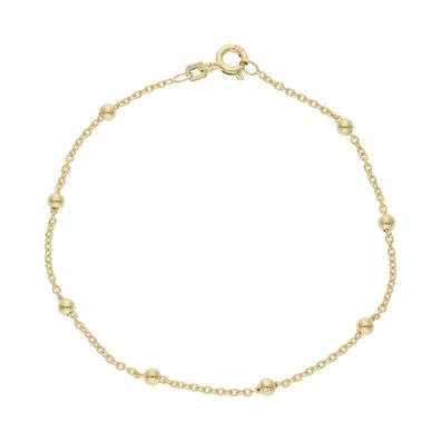 Armband Gold 333 Damen Anker mit Kugeln JuwelmaLux JL48-03-0175 Made in Germany