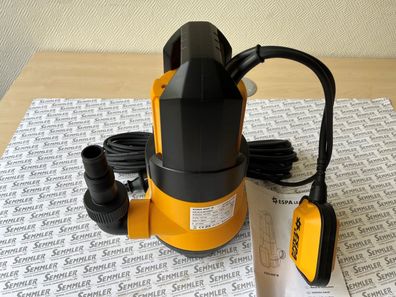 Tragbare Tauchpumpe ESPA Kona 400P 210136 Keller Zisterne Pool Klarwasser Pumpe NEU