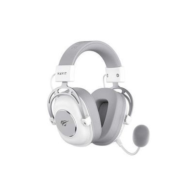 Havit 2.4G H2002YG Gaming-Kopfhörer, Weiß und Grau