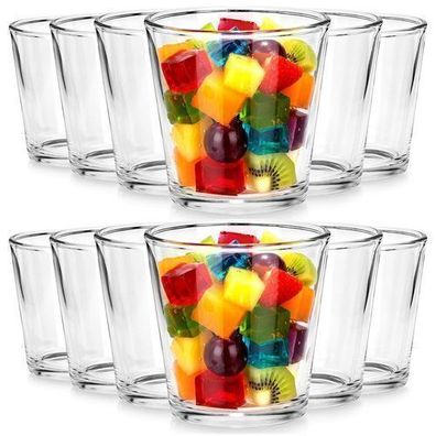 Dessertbecher, Glas-Snacks 180 ml 12 Stück