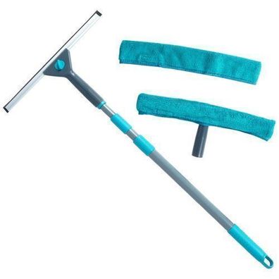 Teleskop-Fensterwischer mit Abzieher 57-128 cm 4 Stück