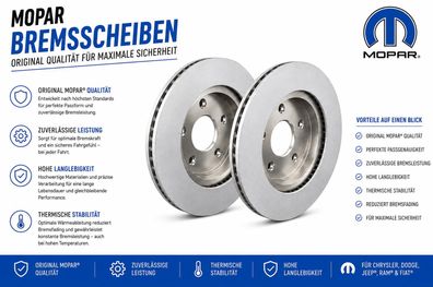 Bremsscheiben VA Ram 1500 Bj:02-25 (Gen.3 & Gen.4) (nur 5-Loch Bremsscheibe) paar