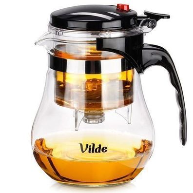 Glaskrug mit Tee-Aufsatz, 1,15 l