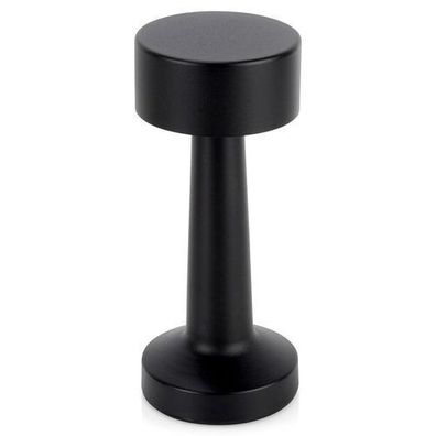 Schwarze Tischleuchte, 21 LEDs, 21 cm