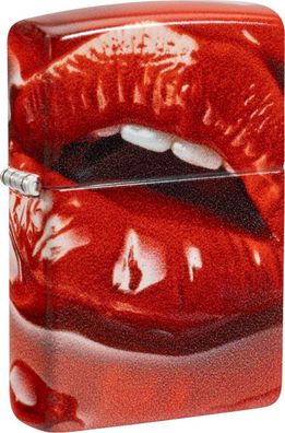 Zippo Benzinfeuerzeug Sturmfeuerzeug, Lips, 540°, Rot