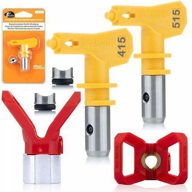 Rosfix Set Spritzdüsen 415/515 mit Düsenschutz – 7/8" Gewinde | Universal
