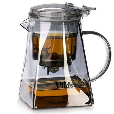 Glaskrug mit Tee-Aufsatz, 730 ml
