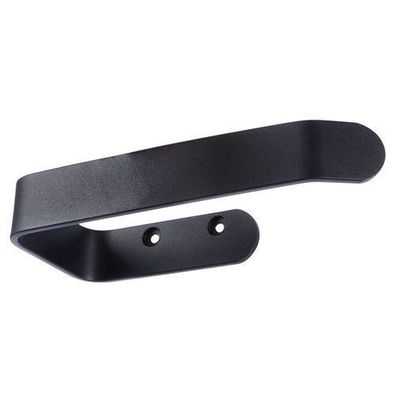 Schwarzer Toilettenpapierhalter aus Metall