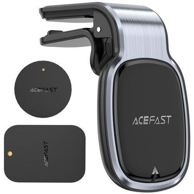 Acefast Magnetische Kfz-Handyhalterung fuer Lueftungsgitter, Grau (D16)