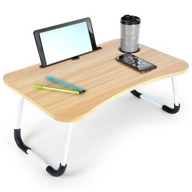 Klappbarer Nachttisch für Laptop und Tablet, 61,5 x 40 x 26 cm