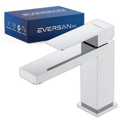 Eversan Waschtischarmatur Premium TORIN Chrom kleine Ausführung Einhebelmischer