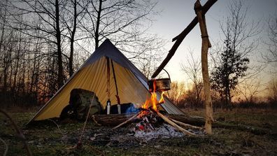 Bushmen Ultralight tarp 3 x 3 green Zubehör