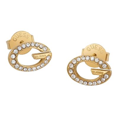 Guess Schmuck Damen-Ohrringe Camden Ohrstecker Goldfarben JUBE06338JWYGT/U