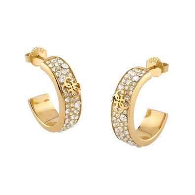 Guess Schmuck Damen-Ohrringe Creolen Goldfarben JUBE06402JWYGT/U