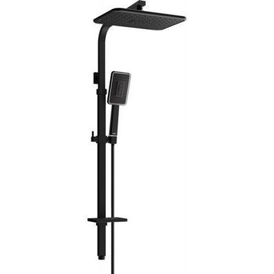 Mexen Q54 Duschsäule, Schwarz/Chrom - 798545495-71
