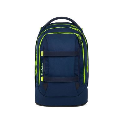 Satch Pack Schulrucksack Toxic Yellow 30l blau gelb Rucksack Schulranzen 01322