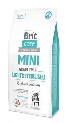 Brit Care Mini Grain-Free Light Sterilised Rabbit 7kg - Trockenfutter Hunde