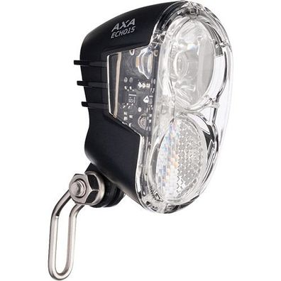 Dynamo-Scheinwerfer ECHO 15 Switch, AXA, schwarz, E-Bike rea