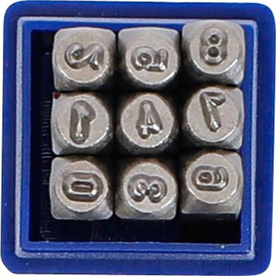 Einschlagzahlen - 2 mm ... 10 mm