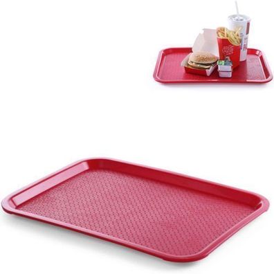 Polypropylen-Fast-Food-Schale 35 x 45 cm - Rot